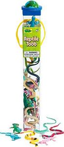toy lizards and snakes